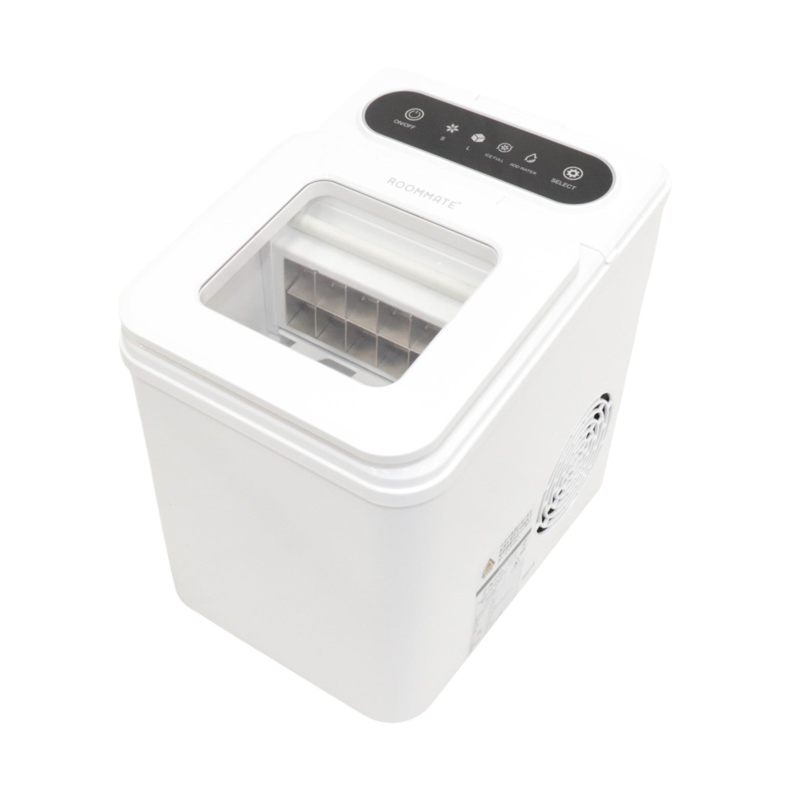 ROOMMATE　高速アイスメーカー クリアロック 高速製氷機 RM-100H 3point_f-rm-100h