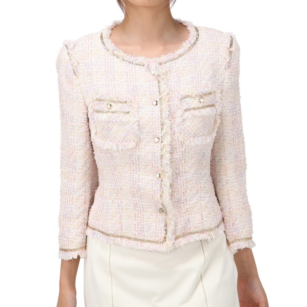 [レンタル] エポカ セレモニースーツ2点セット(ジャケット+タイトスカート) ピンクの宅配レンタル - 3