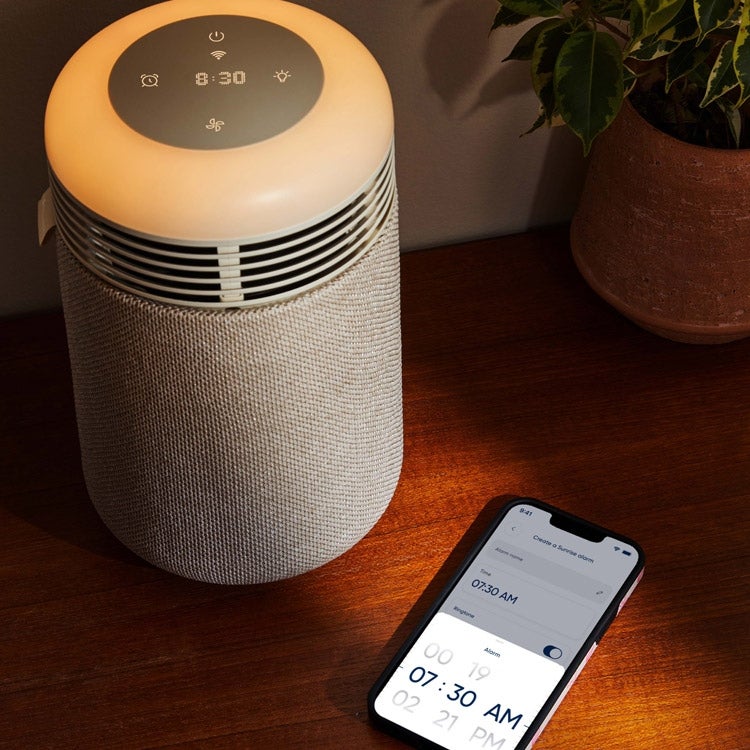 [レンタル] Blueair(ブルーエア) Mini Restful™ 空気清浄機 and Sunrise Clock SC9i - 3
