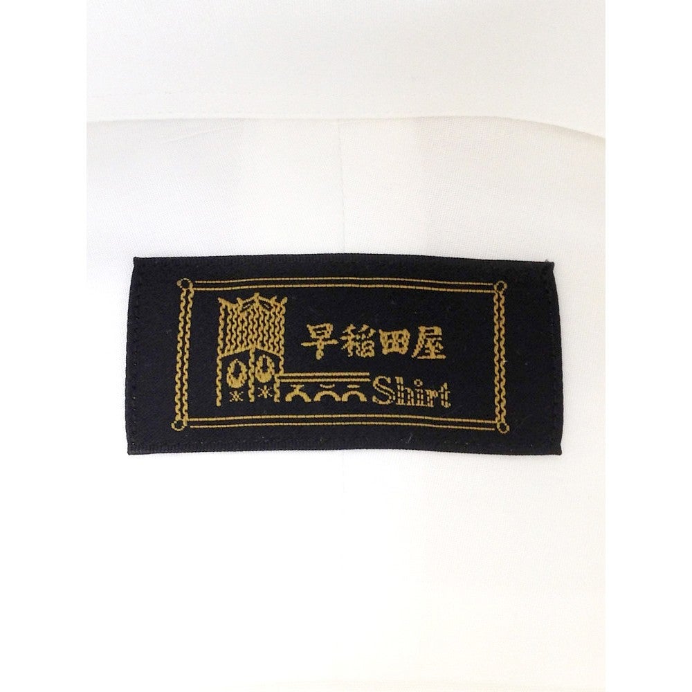 [レンタル] 早稲田屋 メンズワイシャツ 長袖 ボタンダウン 白・ブルー 無地 (Mサイズ / Lサイズ)の宅配レンタル - 4