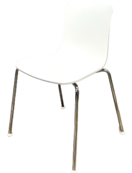 [レンタル] Vitra HAL Tube ホワイト ロビーチェア 4個セット - 4