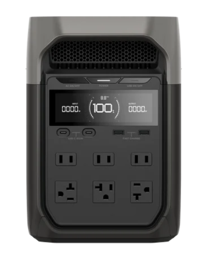 未開封ecoflowエコフローdelta 2 max 2048whポータブル電源 レンタル] EcoFlow(エコフロー) DELTA 2 Max ポータブル電源