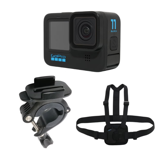 [レンタル] GoPro HERO11 Black スキー向け ハンズフリーセット(防水ハウジング付き)