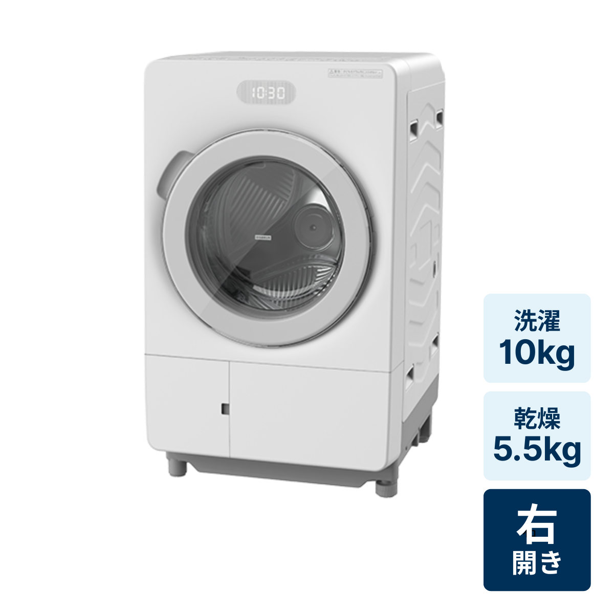 レンタル] 日立【右開き】洗濯10kg/乾燥5.5kg ビッグドラム BD-CX100P