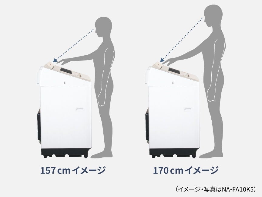 [レンタル] Panasonic（パナソニック） NA-FA10K5 10kg 縦型全自動洗濯機 - 12