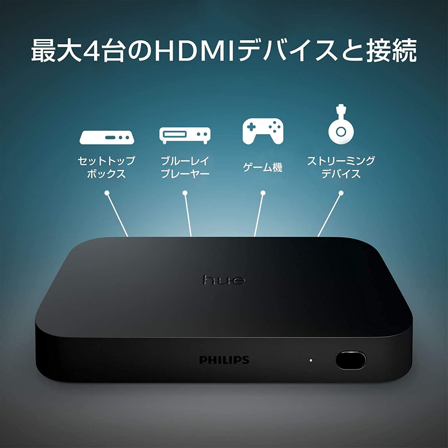 [レンタル] Philips Hue Play HDMI Sync Box 映像・音楽シンクロ用デバイス - 5