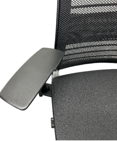 [レンタル] Steelcase Think 3Dニット 可動肘 ランバーサポート付き 465A300 ブラック オフィスチェア - 12
