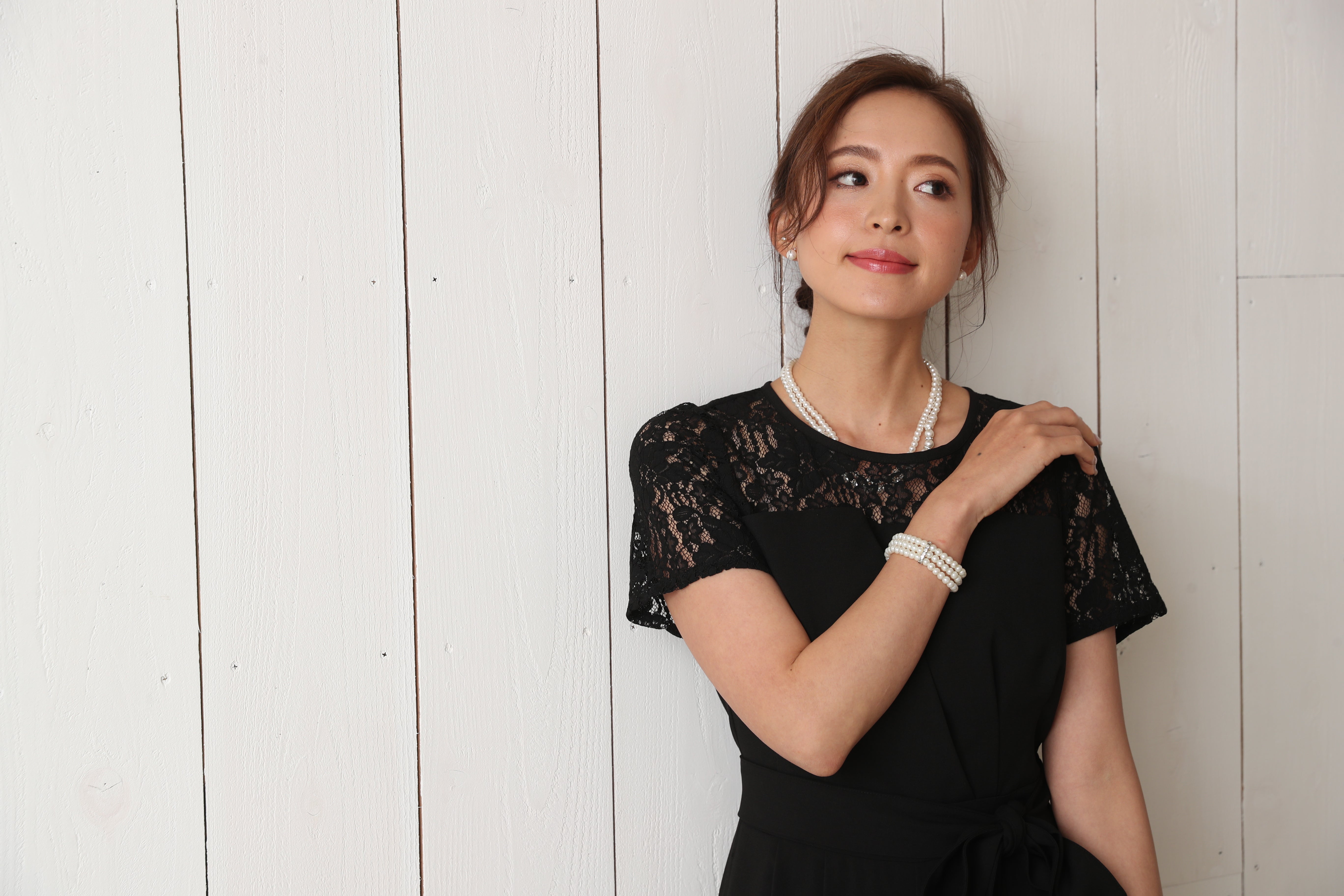 [レンタル] BELINDA DE CAPRIS 袖付きタックテーパード オールインワン パンツドレス ブラックの宅配レンタル - 32