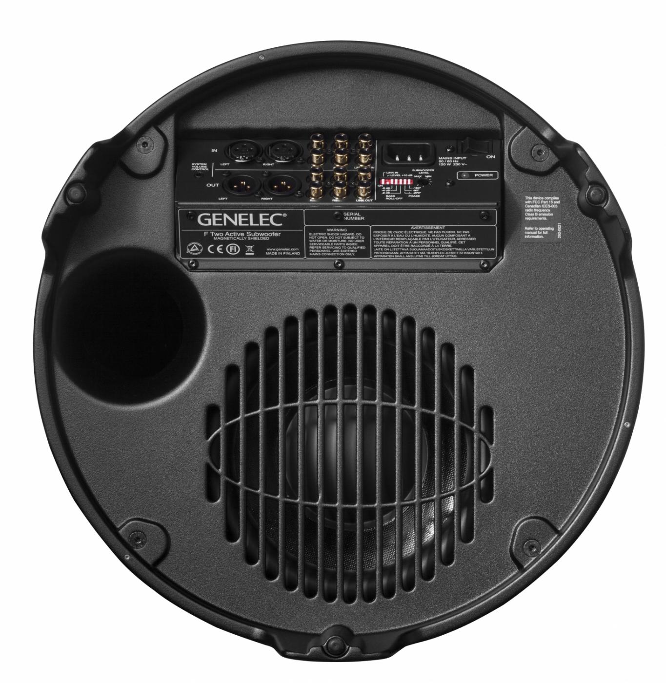 [レンタル] GENELEC F Two アクティブ・サブウーファー ブラック - 2