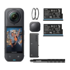 Insta360 X5 360度カメラ エッセンシャルキット(Insta360 X5・114cm見えない自撮り棒・レンズキャップ・予備バッテリー・万能急速充電ケース）