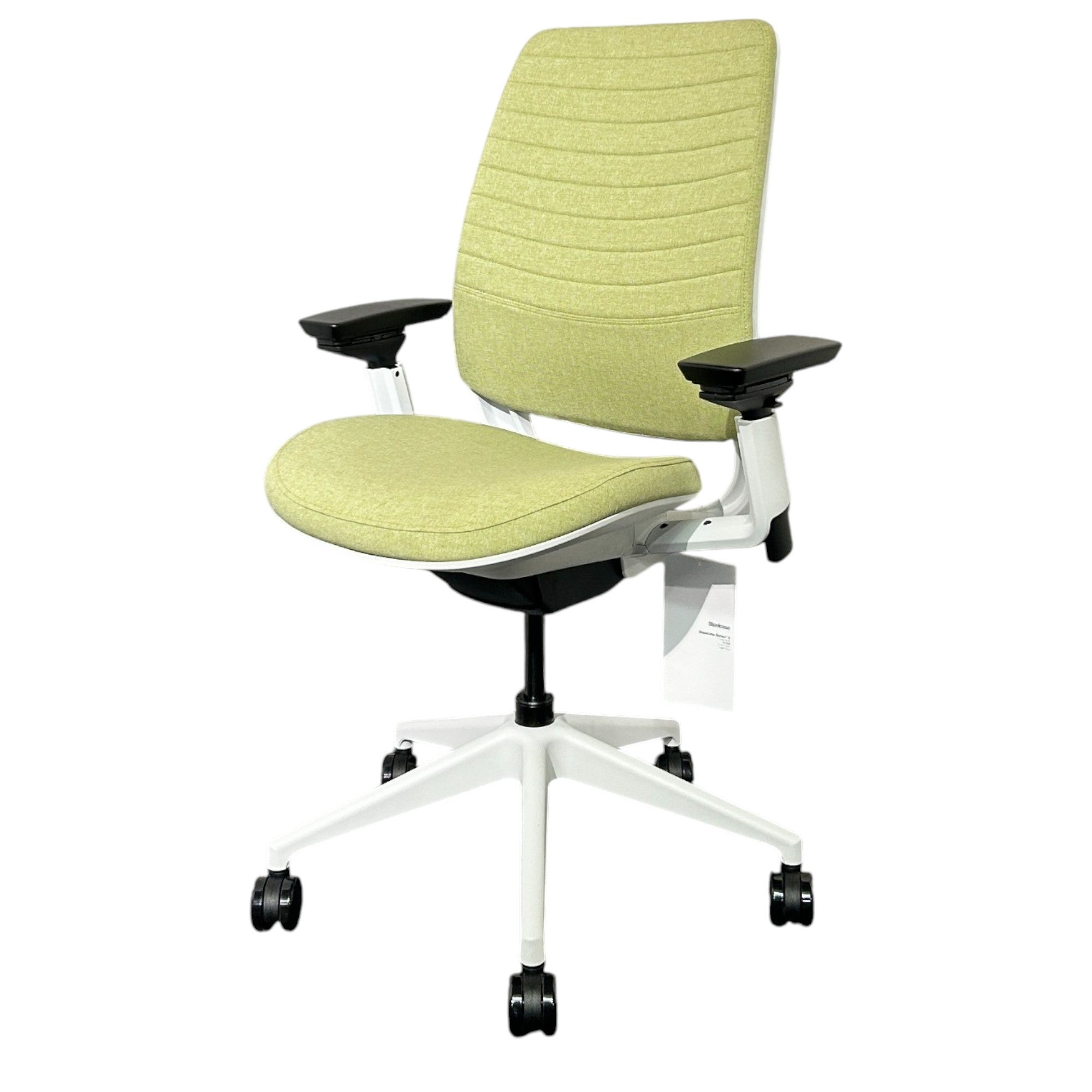 [レンタル] Steelcase オフィスチェア Series 2 ハイバック 可動肘 ランバーサポート グラス ホワイト 436UPHQSA