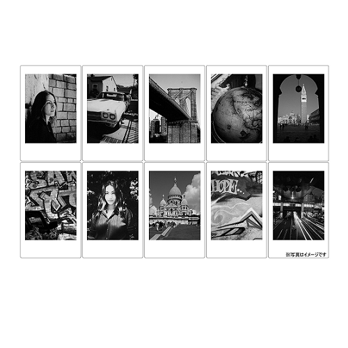 [販売] FUJIFILM チェキ INSTAX MINI専用フィルム(10枚入) モノクローム - 2