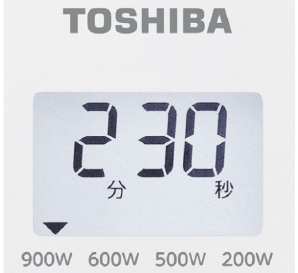 [17L]東芝 単機能電子レンジ ER-S6B 残り時間表示 操作パネル - 5