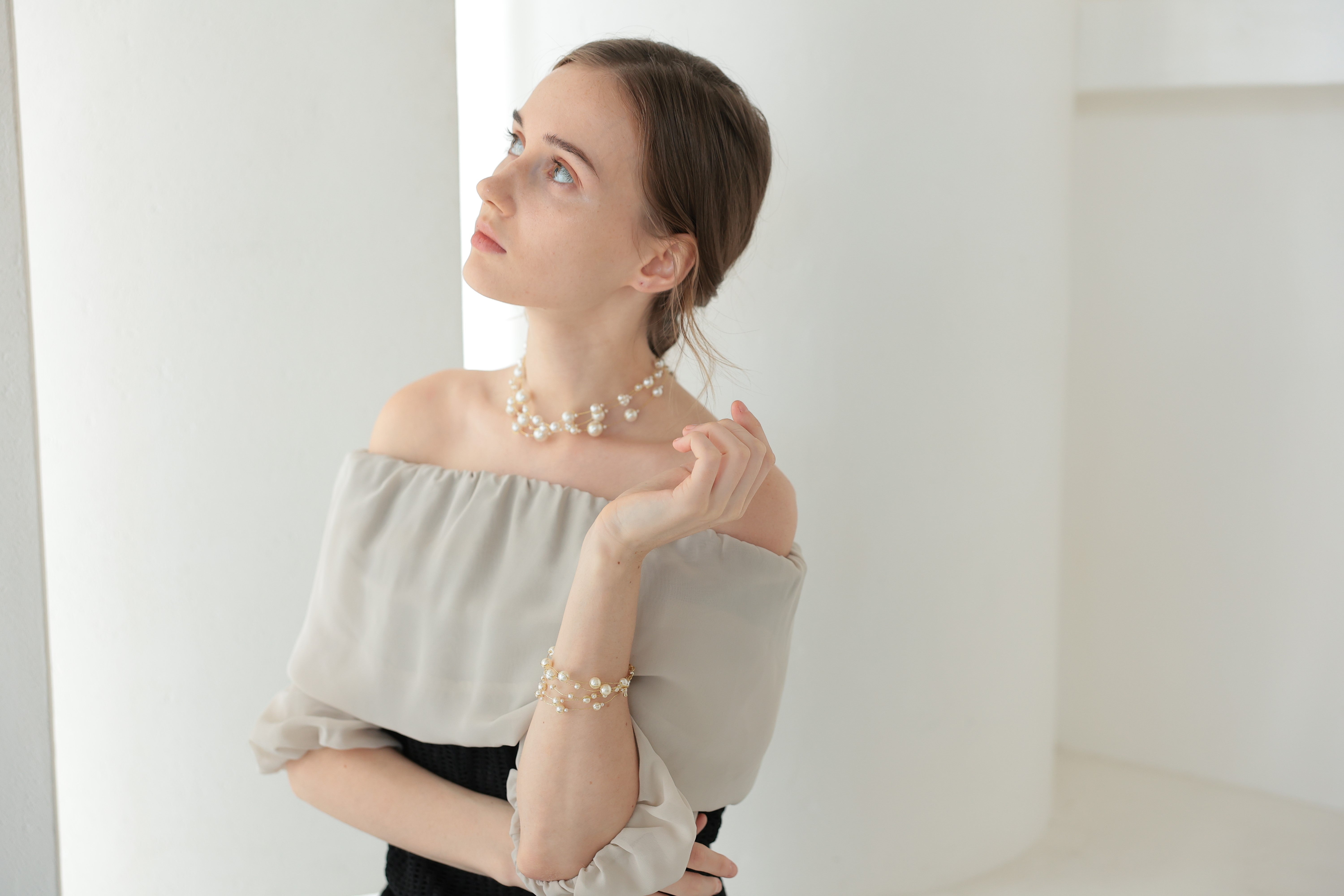 [レンタル] アートマリー ３連パールネックレス ゴールドの宅配レンタル - 5