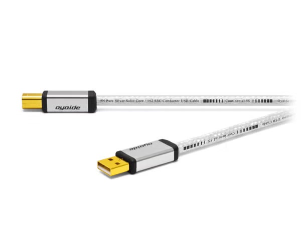 [レンタル] オヤイデ電気 Continental 5S V2 Hi-Fi USBケーブル 1.8m - 2