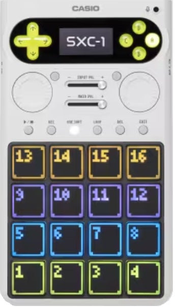 レア　カシオ SOLAR&SHUTTLE CG-10 未使用近い　美品　箱付き レンタル] カシオ SXC-1 ポータブルスタンドアロンサンプラー - Rentio