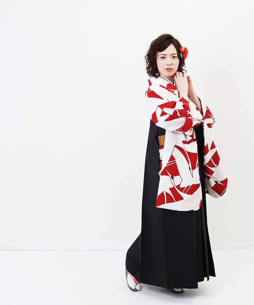 [レンタル] 【対応身長157cm～165cm】卒業式 袴 レンタル フルセット 女性 袴セット-871の宅配レンタル - 9