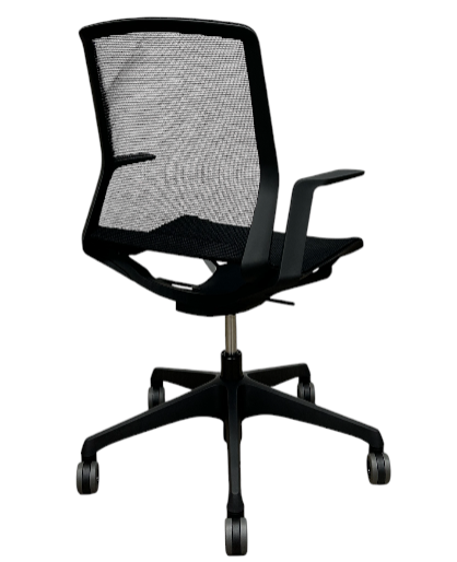 [レンタル] オカムラ CYNARA（シナーラ）シリーズ スタンダードカラータイプ 固定肘 ブラックボディー ホローウレタンキャスター CD77JK F2X1 オフィスチェア - 5