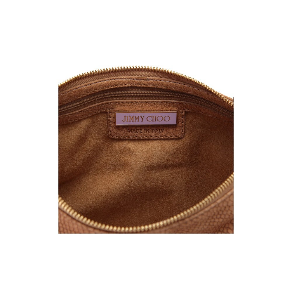 [レンタル] レディース ジミー・チュウ スエード レザー ショルダーバッグ - 4